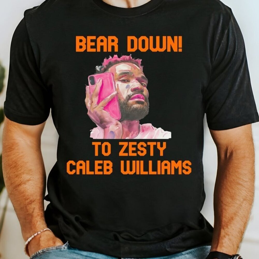 Zesty Caleb Williams Unisex Tshirt Meme Football Shirt